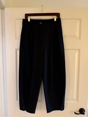 Zara | Black Relaxed Tailored Pants Size M
